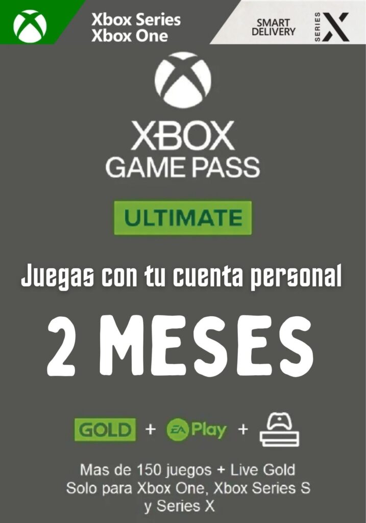 Xbox Game Pass Ultimate 2 Meses