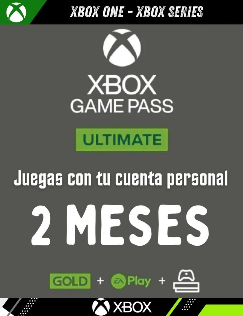 Xbox Game Pass Ultimate 2 Meses