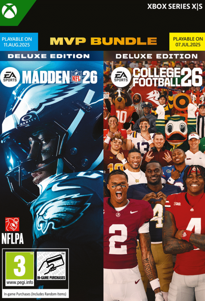 Madden NFL 26 Edición Deluxe y EA SPORTS College Football 26 Edición Deluxe