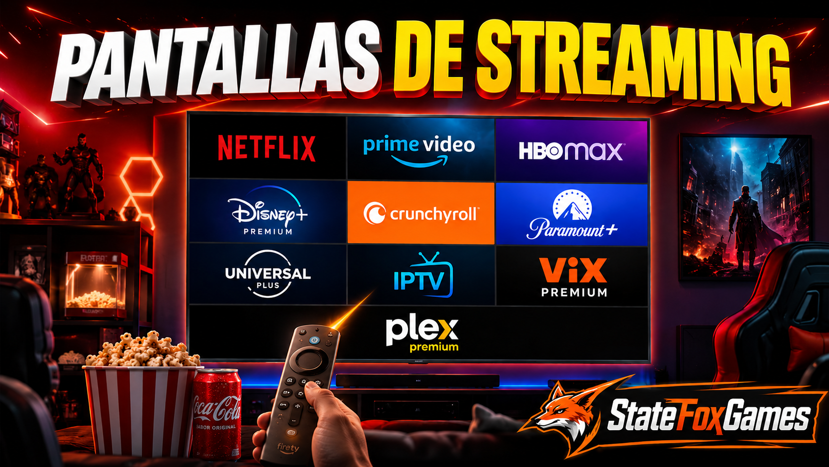Pantallas Streaming