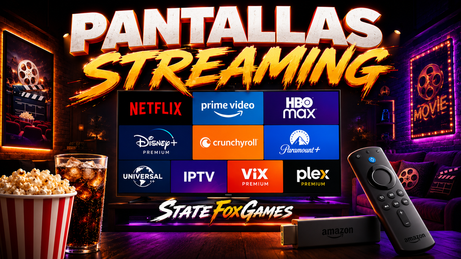 Pantallas Streaming