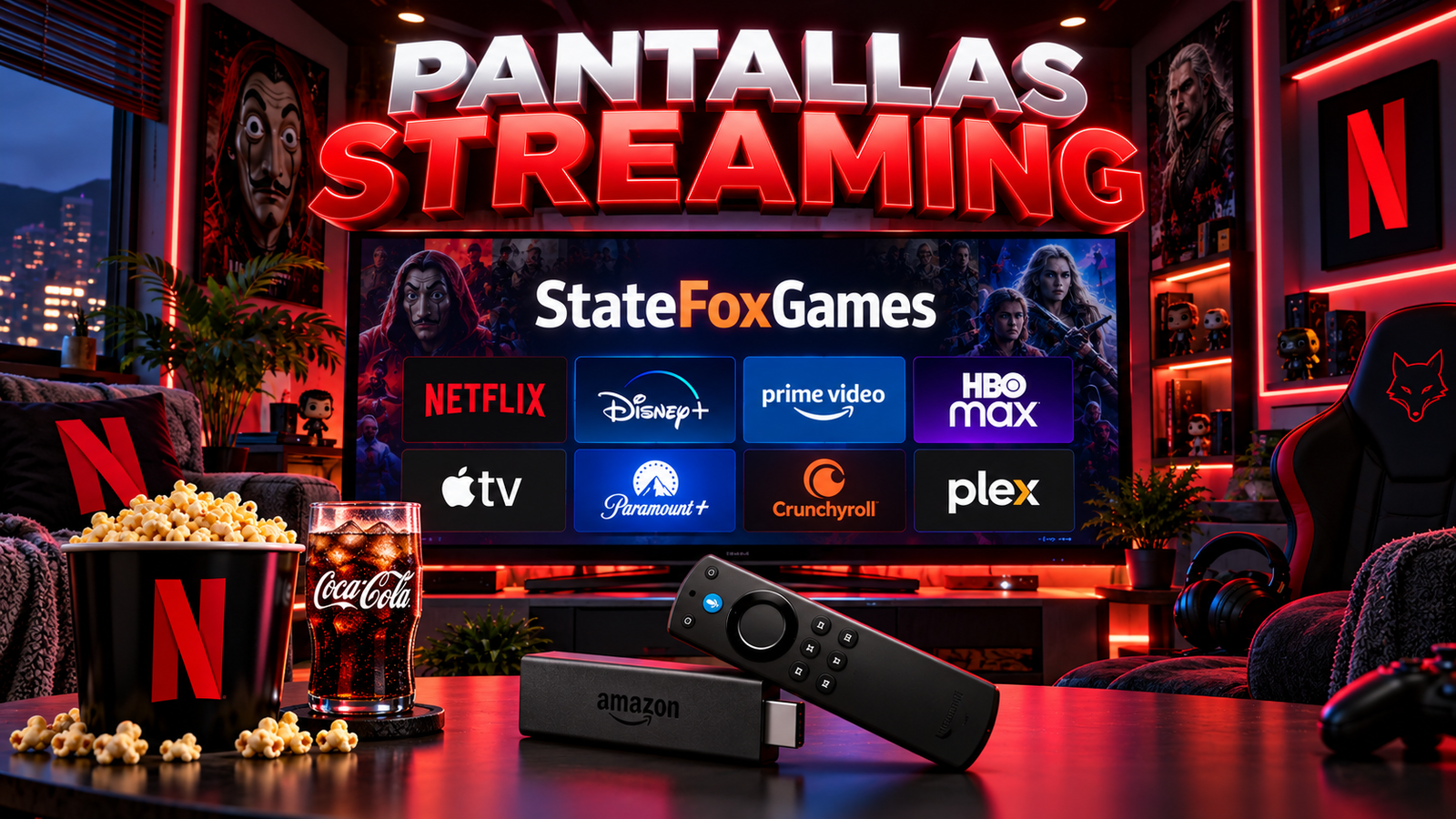 Pantallas Streaming