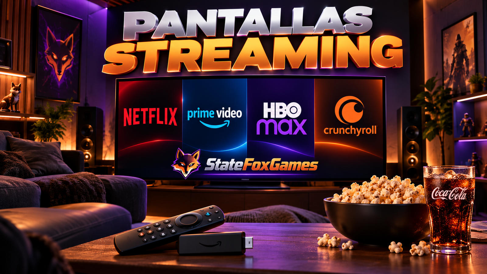 Pantallas Streaming